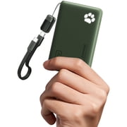 INIU 45W Fast Charging Portable Charger, 40% Smaller 10000mAh with Detachable Cable, Flight-Safe Travel Power Bank, USB C External Battery Pack for iPhone 17 16 Pro iPad Samsung S25 Google etc, Green