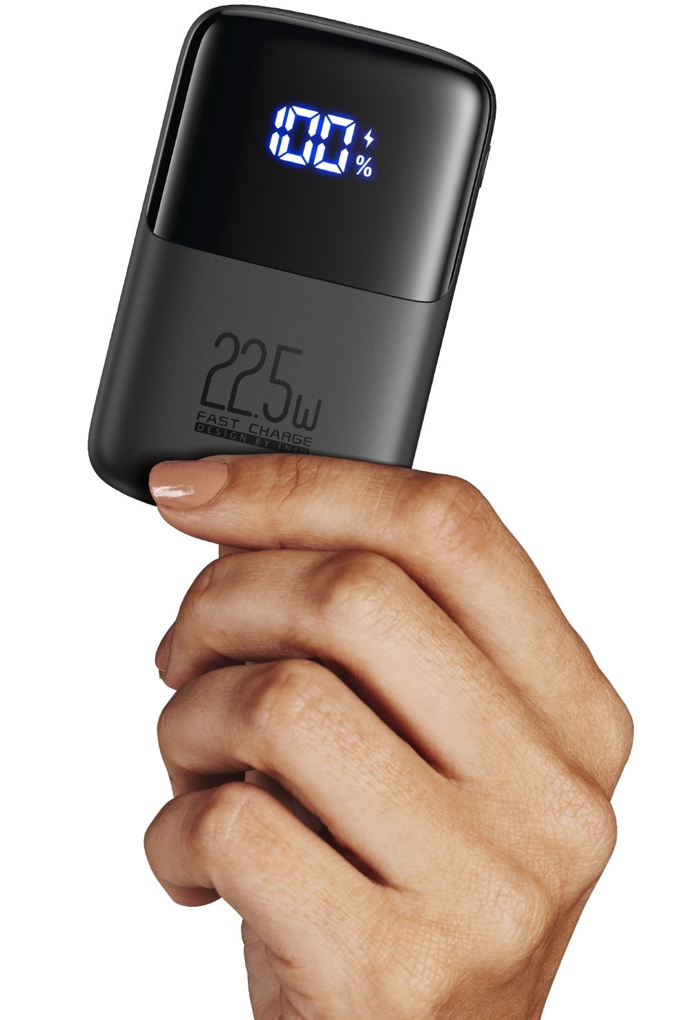 INIU Portable Charger, Smallest 22.5W 10000mAh Fast Charging Power Bank for iPhone & Samsung, Black