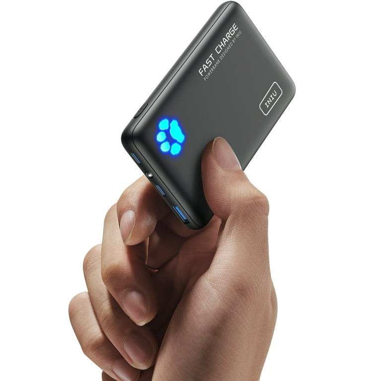 INIU PowerPaw 10K Power Bank, Slimmest 10,000mAh PD Fast