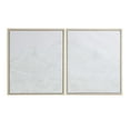 thumbnail image 1 of INK+IVY Desert Serenity 2 Pieces Framed Canvas 23.5""W x 27.5""H x 1.5""D Hand Embellished Abstract Wall Art Set in Ivory, 1 of 8