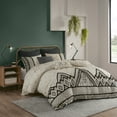 thumbnail image 1 of INK+IVY Marta 3 Piece Full/Queen Flax and Cotton Blended Duvet Cover Set Natural, 1 of 6