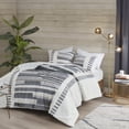 thumbnail image 1 of INK+IVY Serena 100% Cotton Duvet - Full/Queen - Navy, 1 of 5