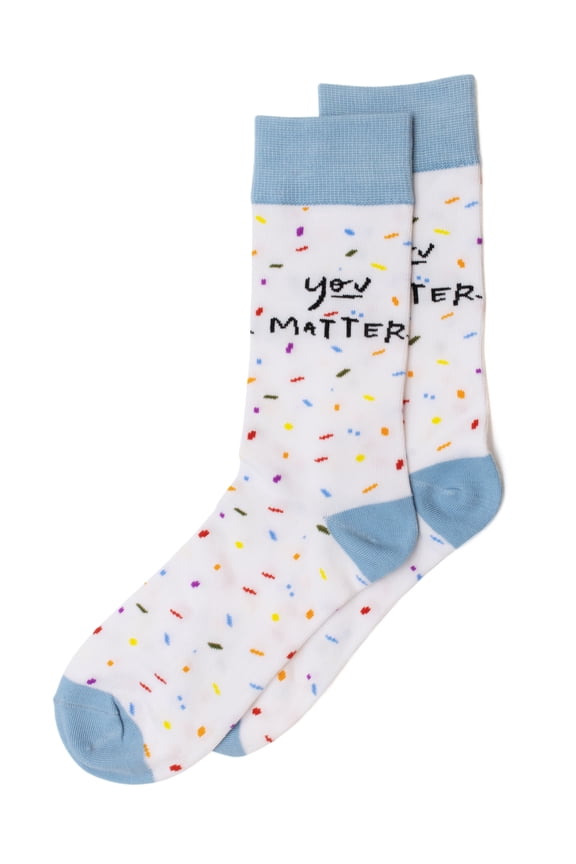 Adult Unisex You Matter Pride Socks, Multicolor