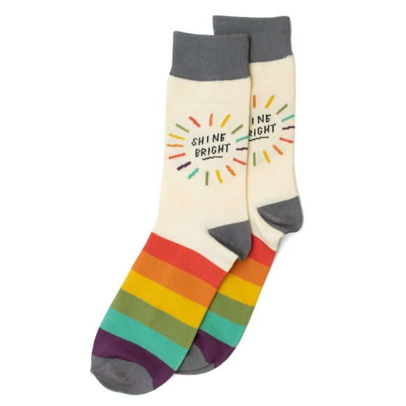 INK MEETS PAPER Adult's Polyester Crew Socks, Multicolor
