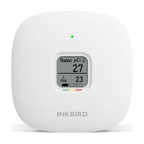 Inkbird Radon Detector, Alpha Spectrometer Sensor, Battery Powered Radon Level Indicator