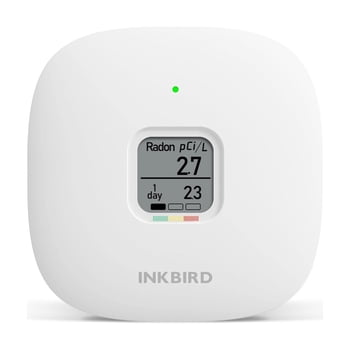 Inkbird Radon Detector, Alpha Spectrometer Sensor, Battery Powered Radon Level Indicator