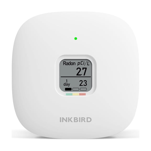 Inkbird Radon Detector, Alpha Spectrometer Sensor, Battery Powered Radon Level Indicator