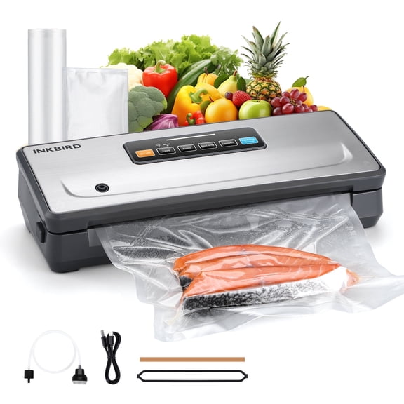 Inkbird Cordless Vacuum Sealer Machine Vacuum Sealers with Bag Cutter,90Kpa