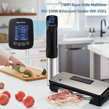INKBIRD WIFI Sous Vide Precision Cooker and Vacuum Sealer Machine, Food Cooking and Food Saver Storage