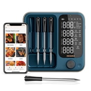 INKBIRD Wireless Meat BBQ Thermometer Probe connect with WiFi 5G and Bluetooth with 4 Multi-sensor Probes, NIST Accredited Accuracy, Apple Watch Monitoring, Temperature Alarms for BBQ, Grill,Oven