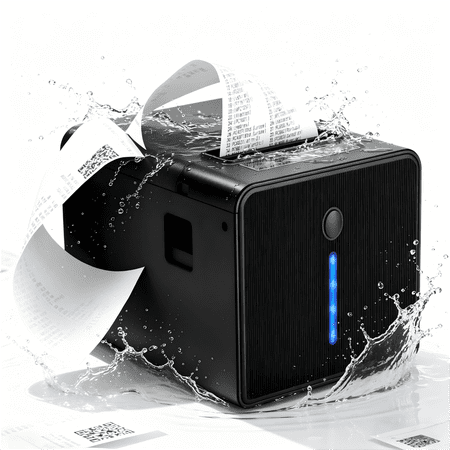 INKBIRD Thermal Receipt Printer, Waterproof IP54 Kitchen POS Printer, Ethernet USB RJ11, 230mm/s Direct Thermal Printing, Wall-Mounted, Ideal for Restaurant Cafe Supermarket