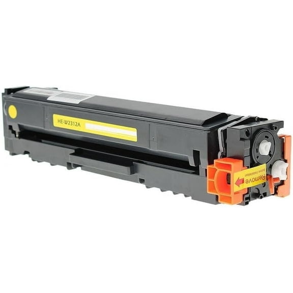 INKDROPUSA 215A W2312A Yellow LaserJet Toner Cartridge with New Chip