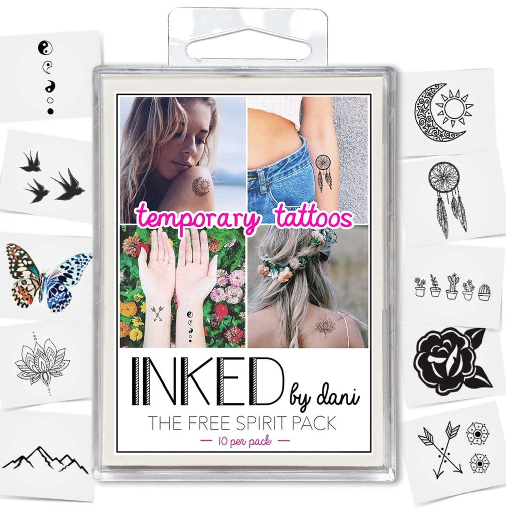 INKED by Dani Free Spirit Temporary Tattoo Pack