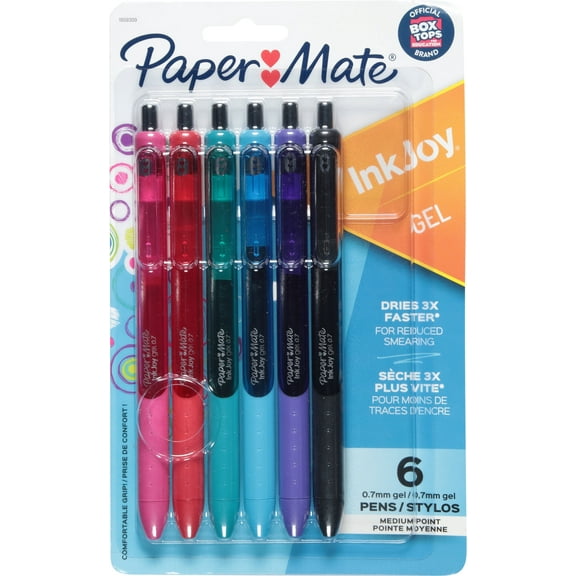 INKJOY GEL 0.7 AST CLR 6CD