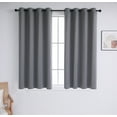 thumbnail image 1 of INLINAS Blackout Curtains for Bedroom, Thermal Insulated, Noise Reduction, Energy Saving Set of 2 Panels, Light Grey, 52W x 63L Inch, 1 of 1