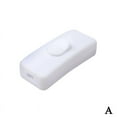 thumbnail image 1 of INLINE SWITCH 2A BLACK WHITE For TABLE STANDARD LAMP CORD ROCKER ELECTRIC S4P3, 1 of 1