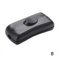 thumbnail image 1 of INLINE SWITCH BLACK WHITE For TABLE STANDARD LAMP ELECTRIC AU CORD ROCKER M3B6, 1 of 9