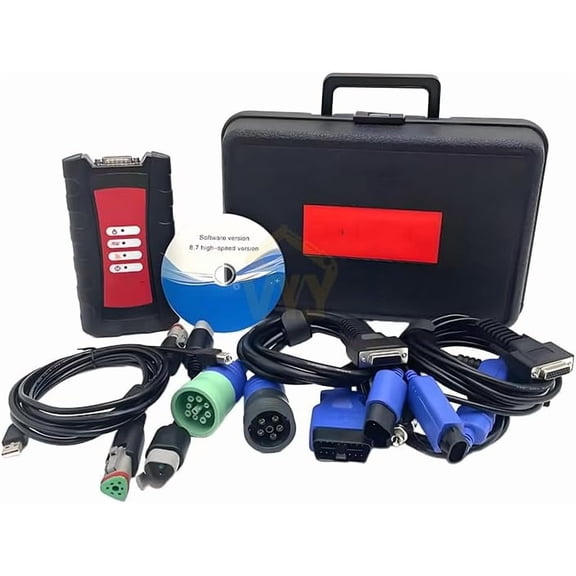 INLINE7 Data Link Adapter with Insite pro v8.7 Data Link Adapter Diesel Truck Diagnostic Scanner Tool Inline 7 Diagnostic Tool