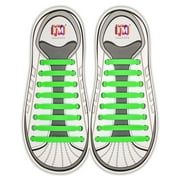 INMAKER No Tie Shoe Laces for Adults and Kids, Elastic Shoelaces for Sneakers, Rubber Silicone Tieless Laces
