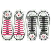 INMAKER No Tie Shoelaces, Pack of 2, Elastic Shoe Laces for Kids and Adults