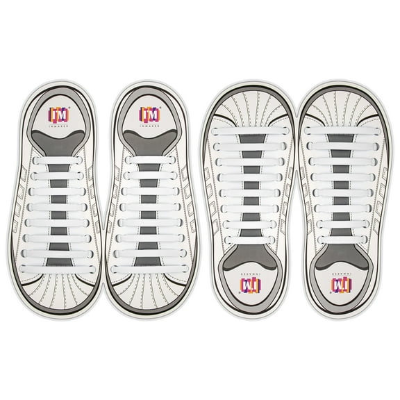 INMAKER No Tie Shoelaces, Pack of 2, Elastic Shoe Laces for Kids and Adults