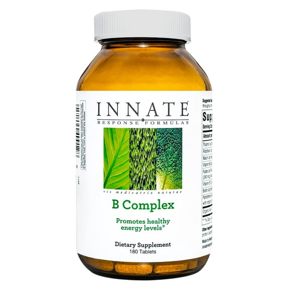 INNATE Response Formulas B Complex - B Vitamins for Energy & Metabolism - 180 Servings