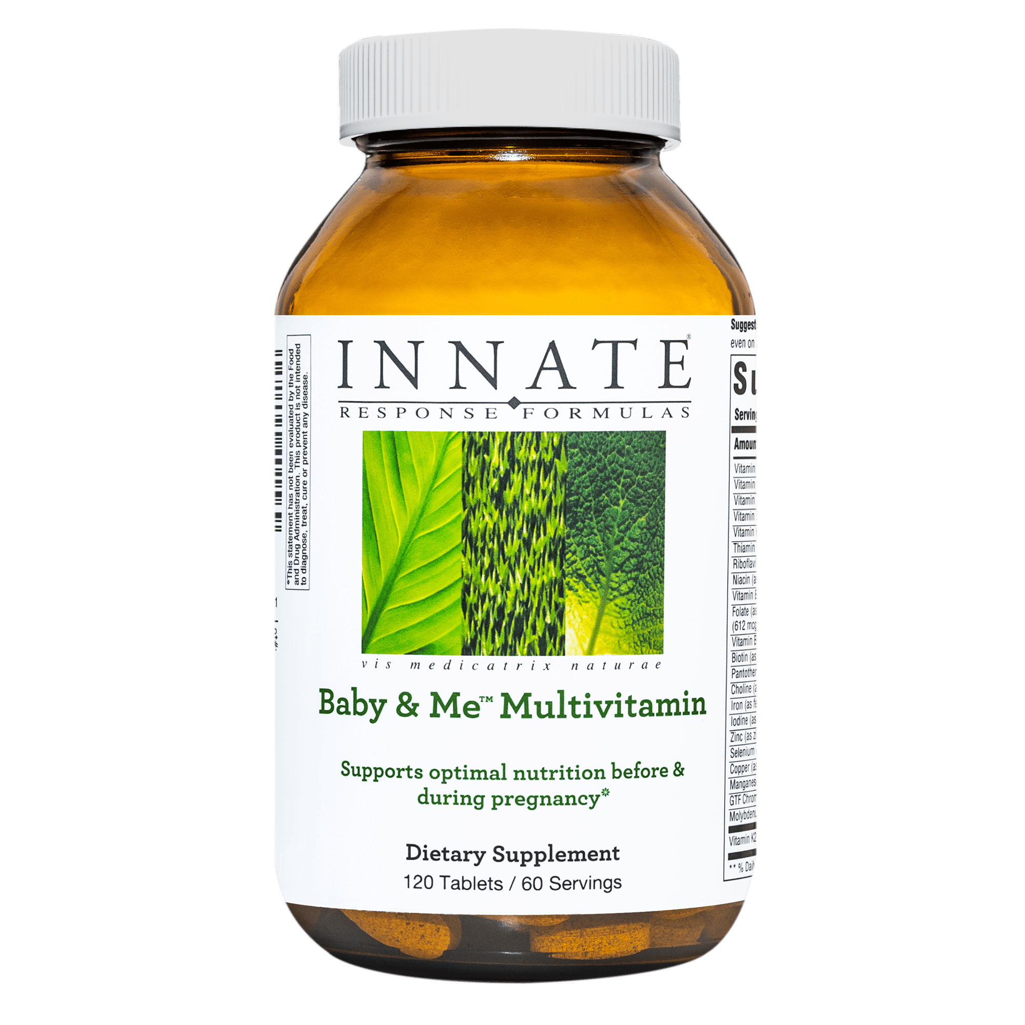 INNATE Response Formulas Baby & Me Multivitamin Prenatal and Postnatal Vitamin with Folate