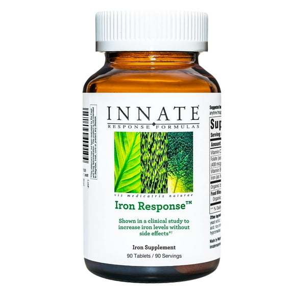INNATE Response Formulas Iron Response - Daily Supplement - Vegan, Non-GMO - 90 Servings