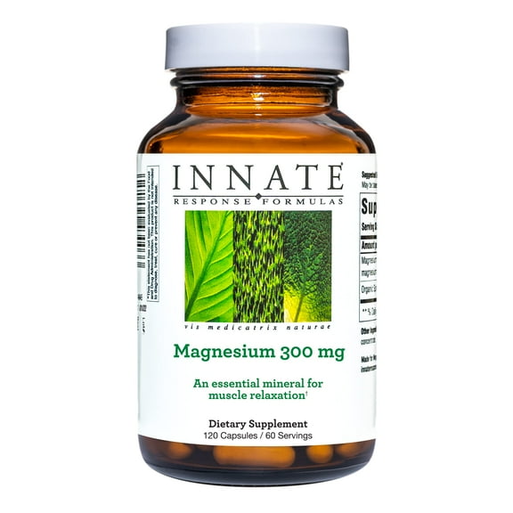 INNATE Response Magnesium 300 mg - Muscle Relaxation - Mineral Supplement - 60 Servings