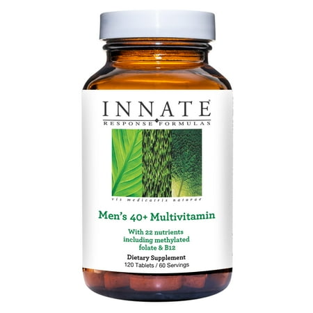 INNATE Response Formulas Men’s 40+ Multivitamin - Vitamins B12, B6 & D3 - 60 Servings