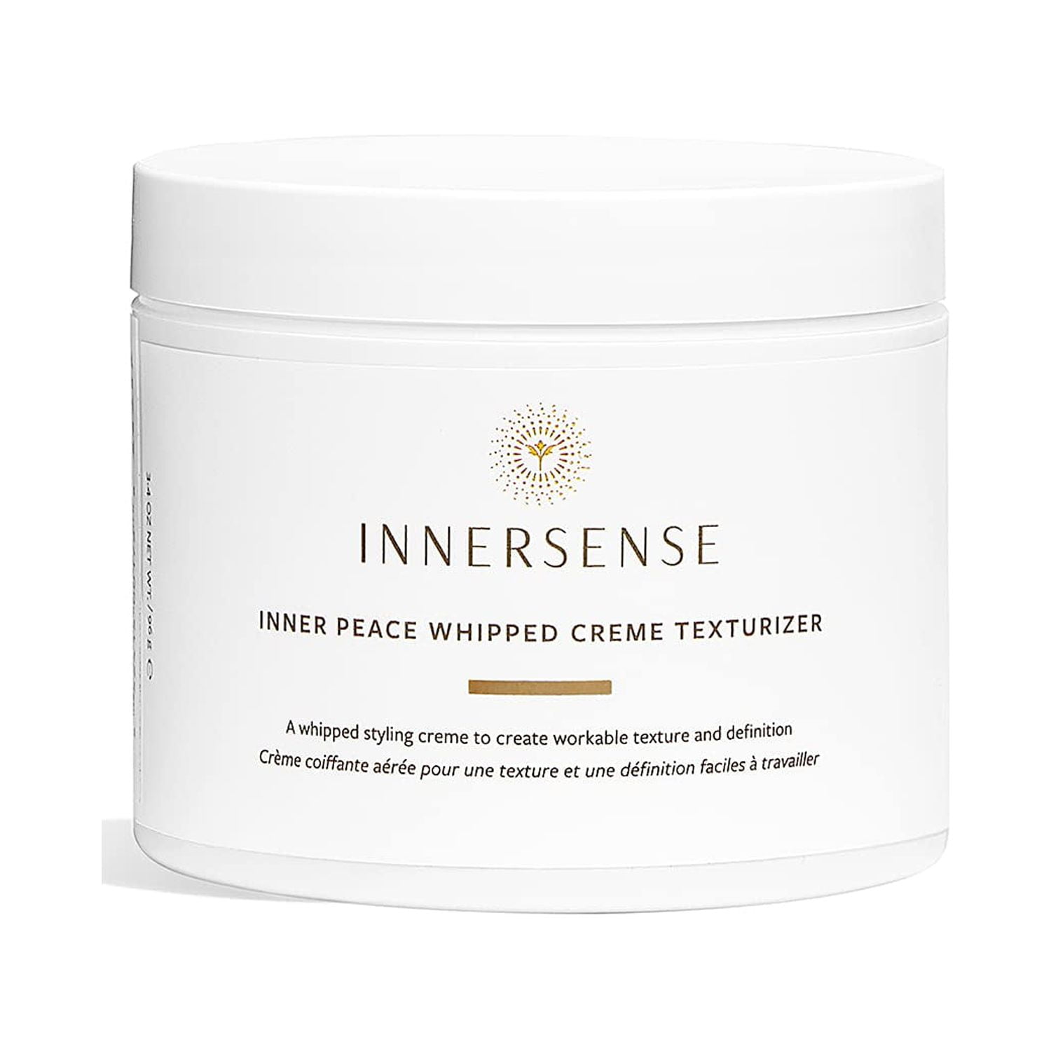 INNERSENSE Organic Beauty - Natural Inner Peace Whipped Creme Texturizer ,  Cruelty-Free, Clean Haircare (3.4oz) 