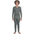 thumbnail image 1 of INNERSY Boys' Light Thermal Underwear Set Long Johns for Kids Long Sleeve&Pant(X-Small,Grey), 1 of 6