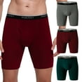 thumbnail image 1 of INNERSY Men's Boxer Briefs Cotton Stretchy Underwear 3 Pack(L,Christmas), 1 of 7
