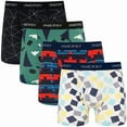 thumbnail image 1 of INNERSY Men's Underwear Mesh Boxer Briefs Cooling Breathable Sports Underwear W/Fly 4-Pack (XL, Assorted Patterns), 1 of 7