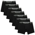 thumbnail image 1 of INNERSY Teen Boys' Cotton Underwear Colorful Boxer Briefs Age 8-16 Kids for A Week(L,Black), 1 of 7