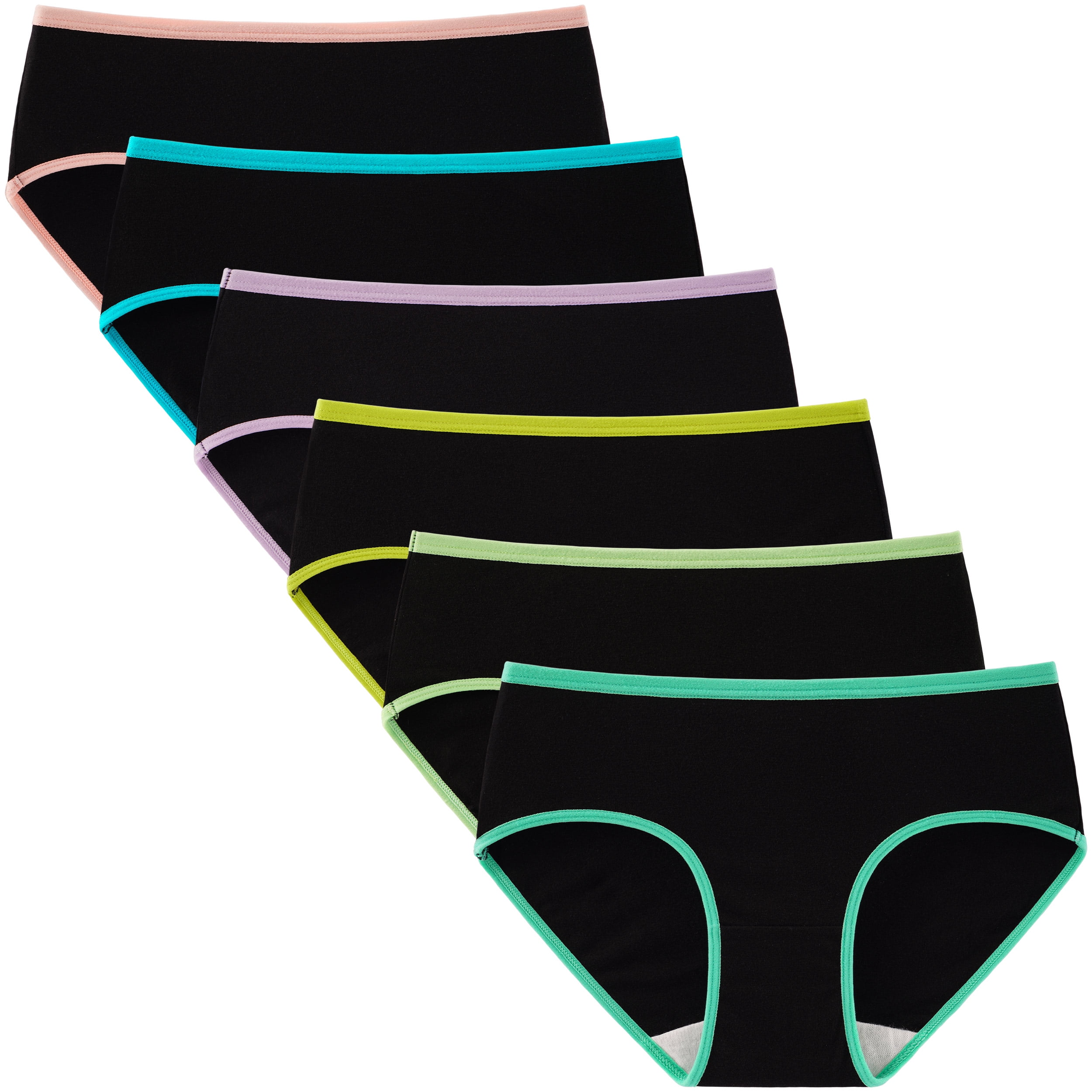 Cat& Jack Girls Briefs Print Panties Underwear 3 Count Pack 100% Cotton  S(6/6X) 
