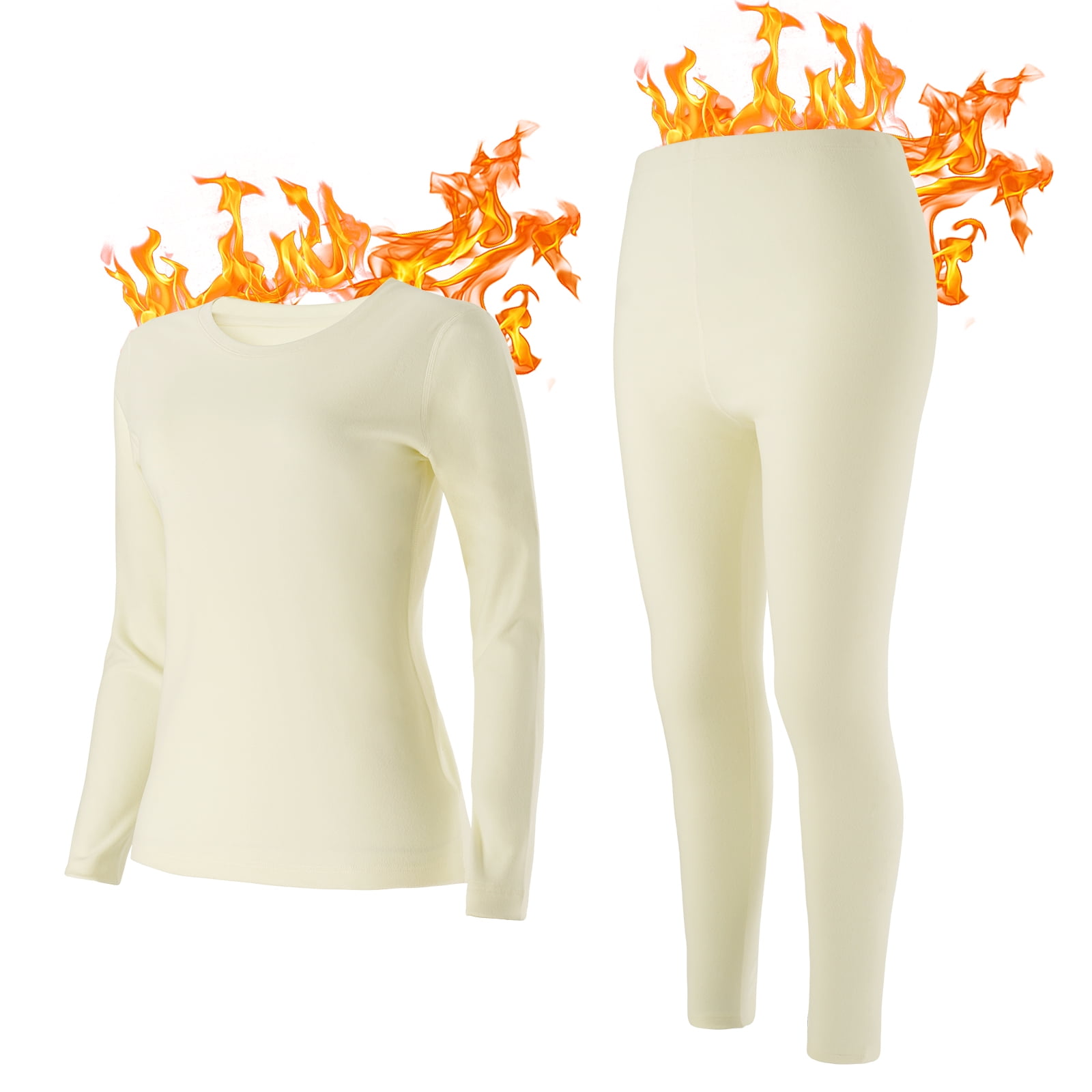 INNERSY Thermal Underwear Set Long Johns for Women Cold Weather Base