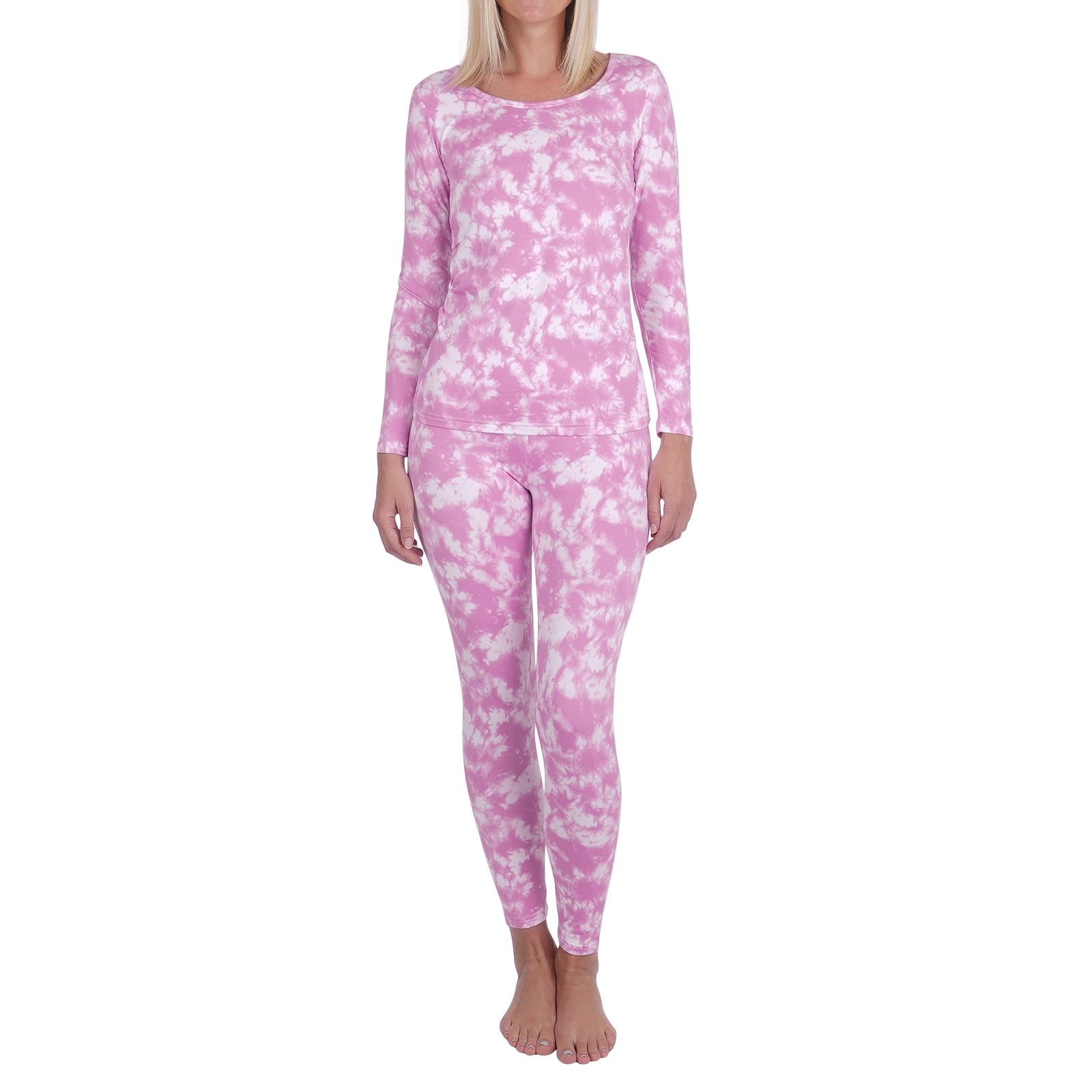 INNERSY Thermal Underwear for Women Fleece Lined Base Layer Top and