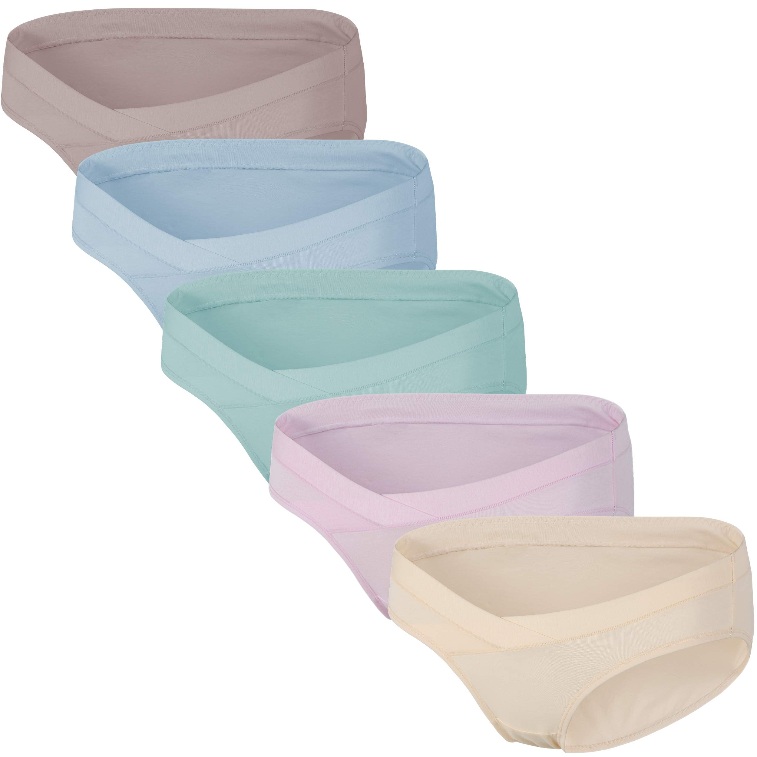 Maternity Cotton Panties - Under Bump & Postpartum, Soft Breathable Briefs For Pregnancy & Recovery