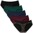 thumbnail image 1 of INNERSY Women's Maternity Panties Under the Bump Cotton Postpartum Underwear 5-Pack(XL,Floral), 1 of 6