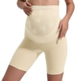 thumbnail image 1 of INNERSY Women's Maternity Shapewear for Dress High Waisted Pregnancy Shorts Anti Chafing(M,Beige), 1 of 9