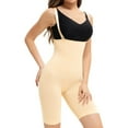 thumbnail image 1 of INNERSY Women’s Tummy Control Shapewear with Open Bust and Wide Straps(M,Beige), 1 of 9