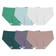 thumbnail image 1 of INNERSY Women's Cotton Underwear Hipster Panties 6 Pack Breathable Stretch Fit(S,Ocean Canvas), 1 of 7