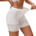 thumbnail image 1 of INNERSY Womens Lace Slip Shorts Smooth Anti Chafing Boyshorts Under Dresses Underwear(XL,White), 1 of 8