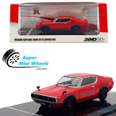 Dronehint.com INNO64 1:64 Nissan 2000 GT-R KPGC110 Red