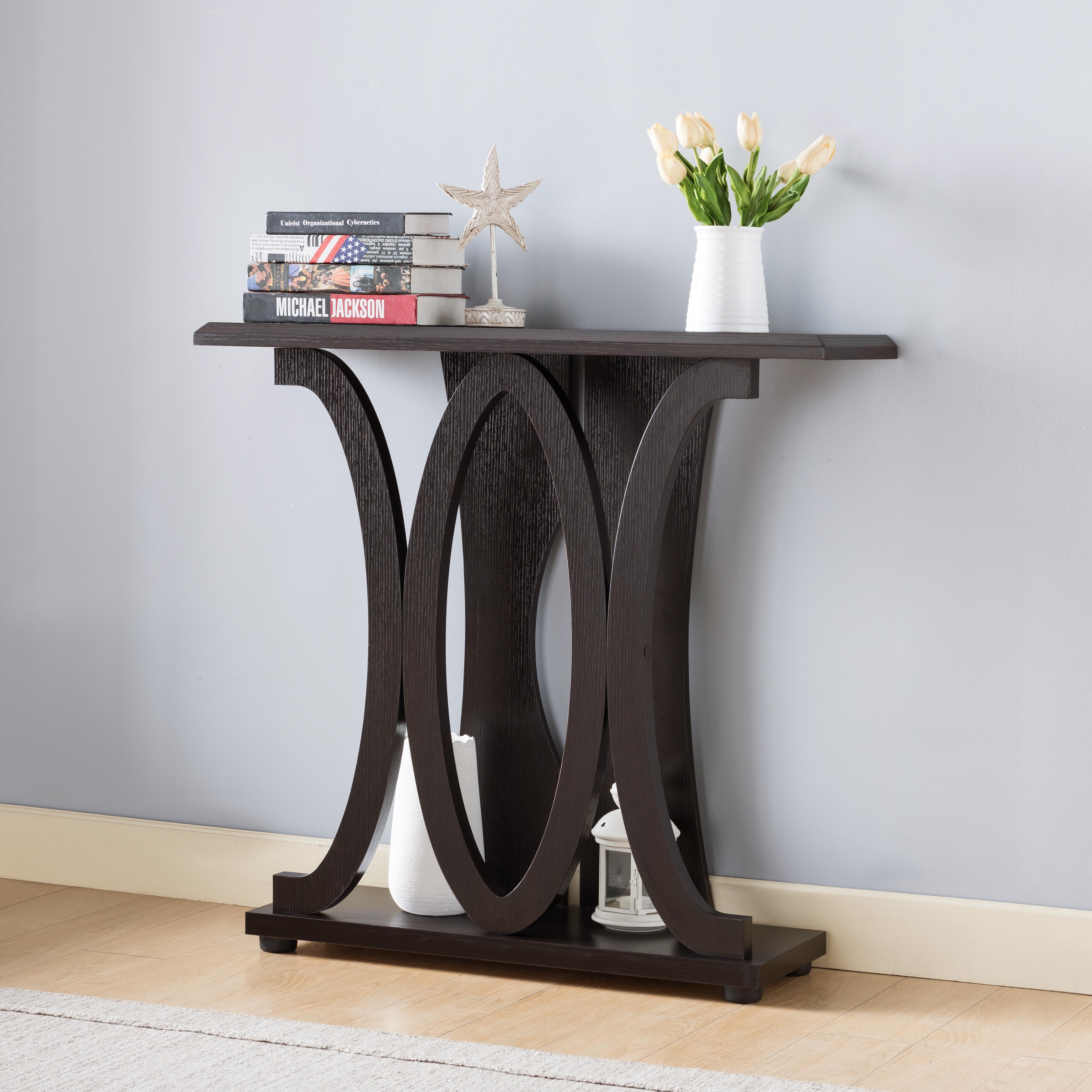 INNOMOON Console Table,Entry Way/Hallway Console with Curve Legs Table