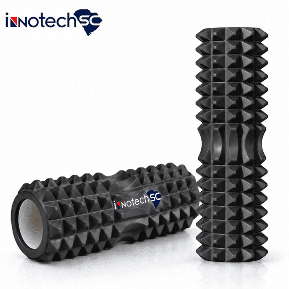INNOTECH SC 12.9 x 5.5 Inch Foam Roller - EVA Foam Deep Tissue Massage ...