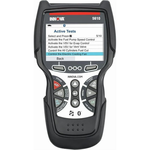Innova 5610 OBD2 Bidirectional Scanner Diagnostic Tool, Pro Check Engine Code Reader & Reset Tool for Most Vehicles, Live Data, ABS, SRS, TPMS - Updates Included