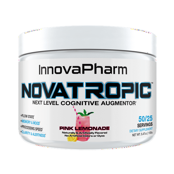 INNOVAPHARM Novatropic Fuzzy Navel 5.4oz 155g 50/25 Servings 240946 BB-11/2025