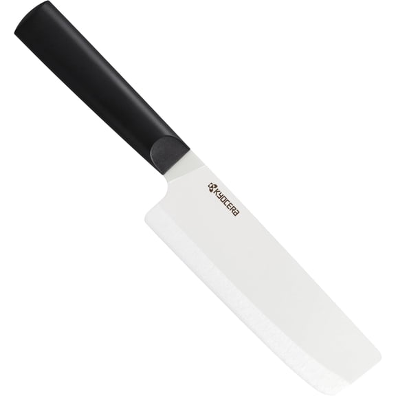 INNOVATIONwhite 6" Ceramic Nakiri Knife - White Z212 Blade with Non-Slip Handle